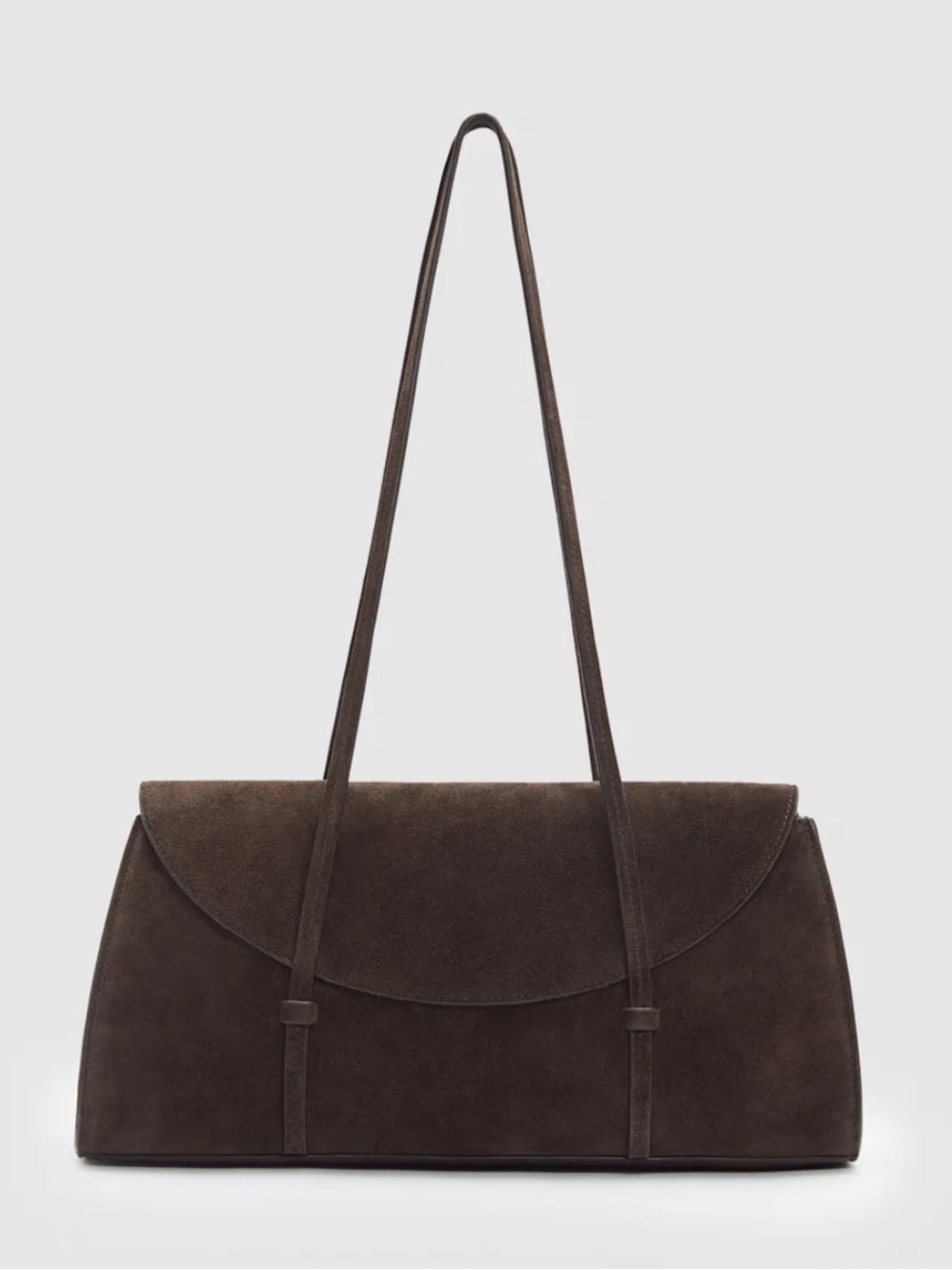NWT REFORMATION Elena Shoulder Bag, Boss Suede